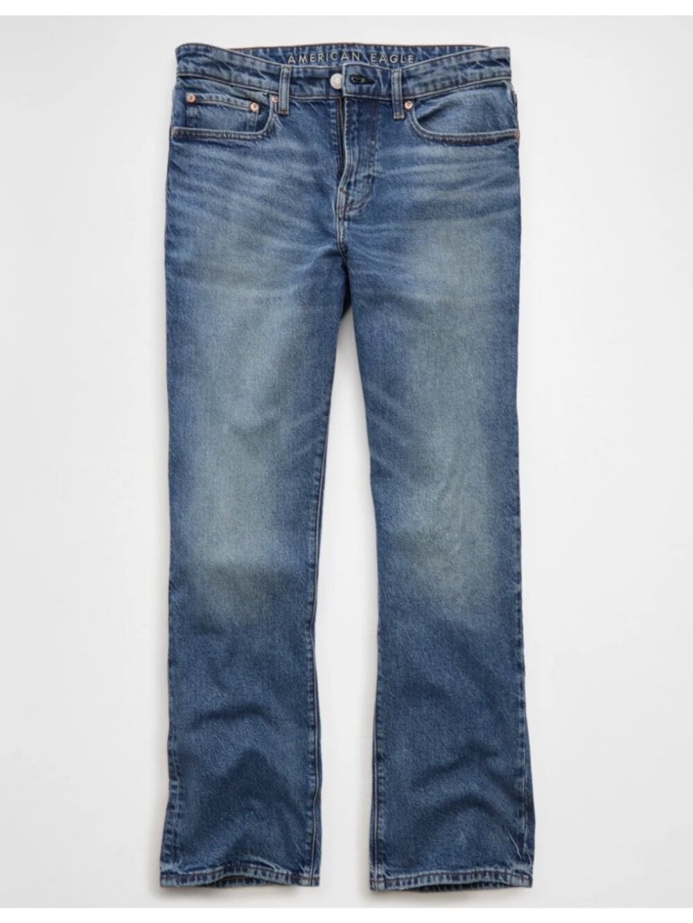 American Eagle Flex Original Bootcut Jeans Men's 36x32 Medium Indigo Stretch
